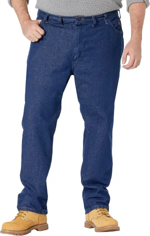 Big & Tall Flame Resistant Lightweight Regular Fit Wrangler Jeans, Dark Denim