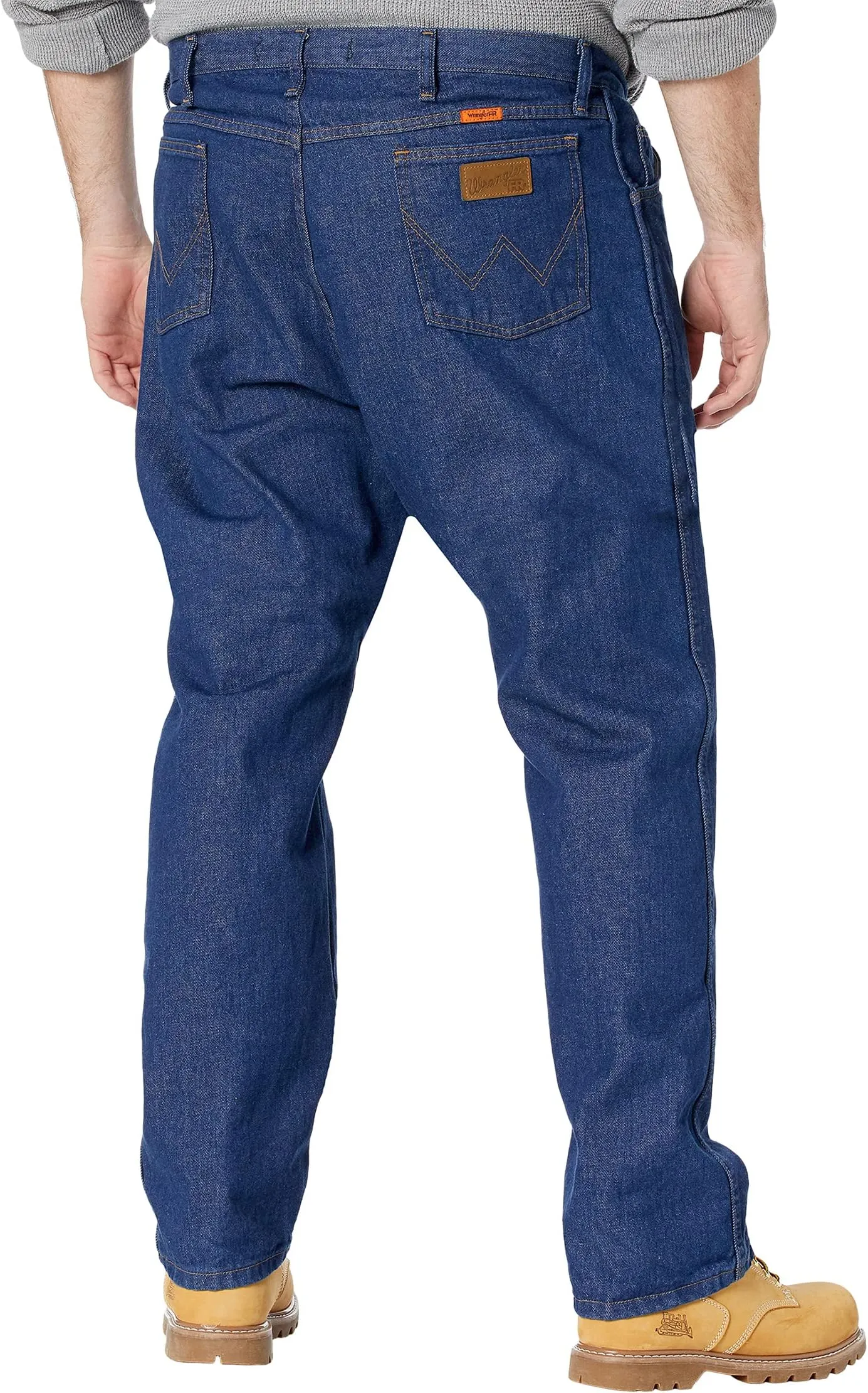 Big & Tall Flame Resistant Lightweight Regular Fit Wrangler Jeans, Dark Denim