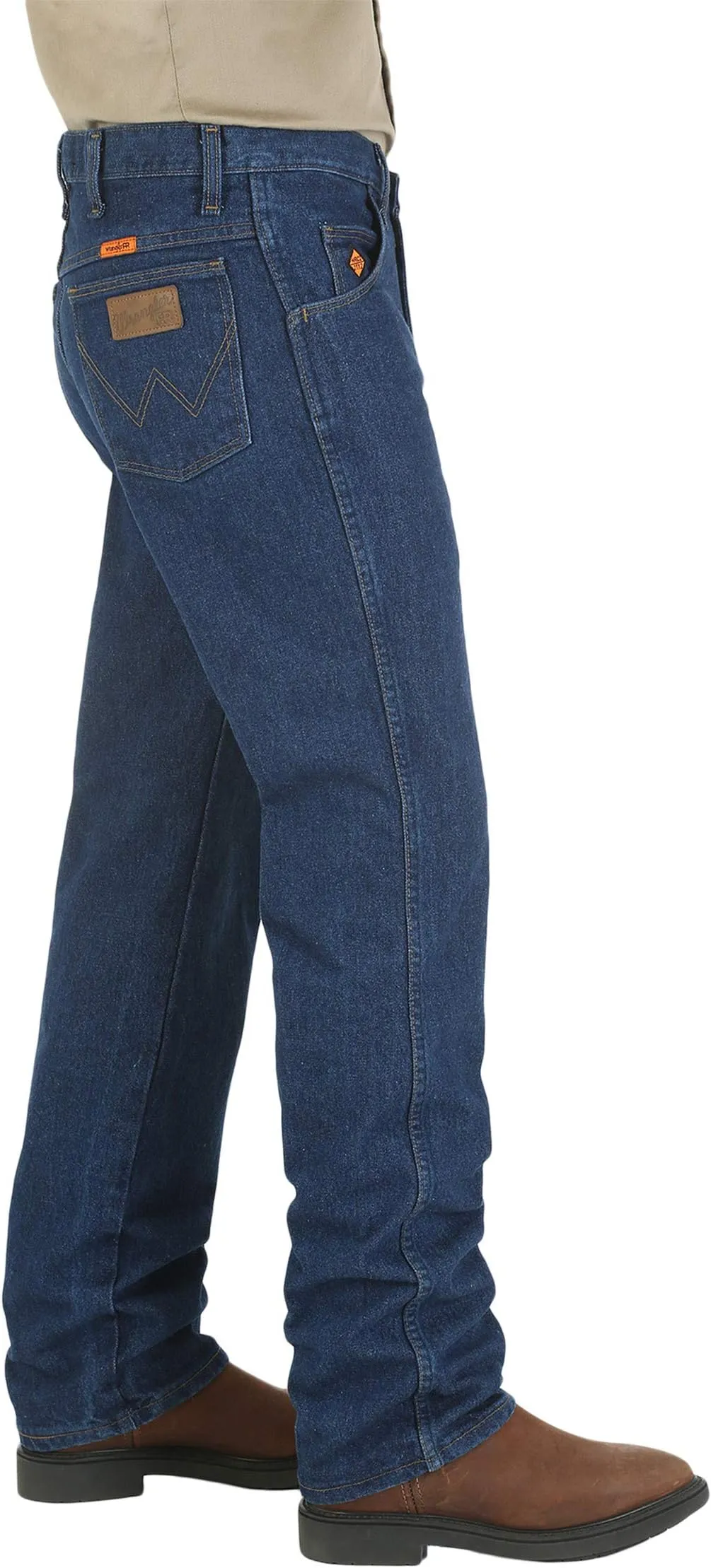 Big & Tall Flame Resistant Premium Performance Slim Fit Wrangler Jeans, Dark Denim