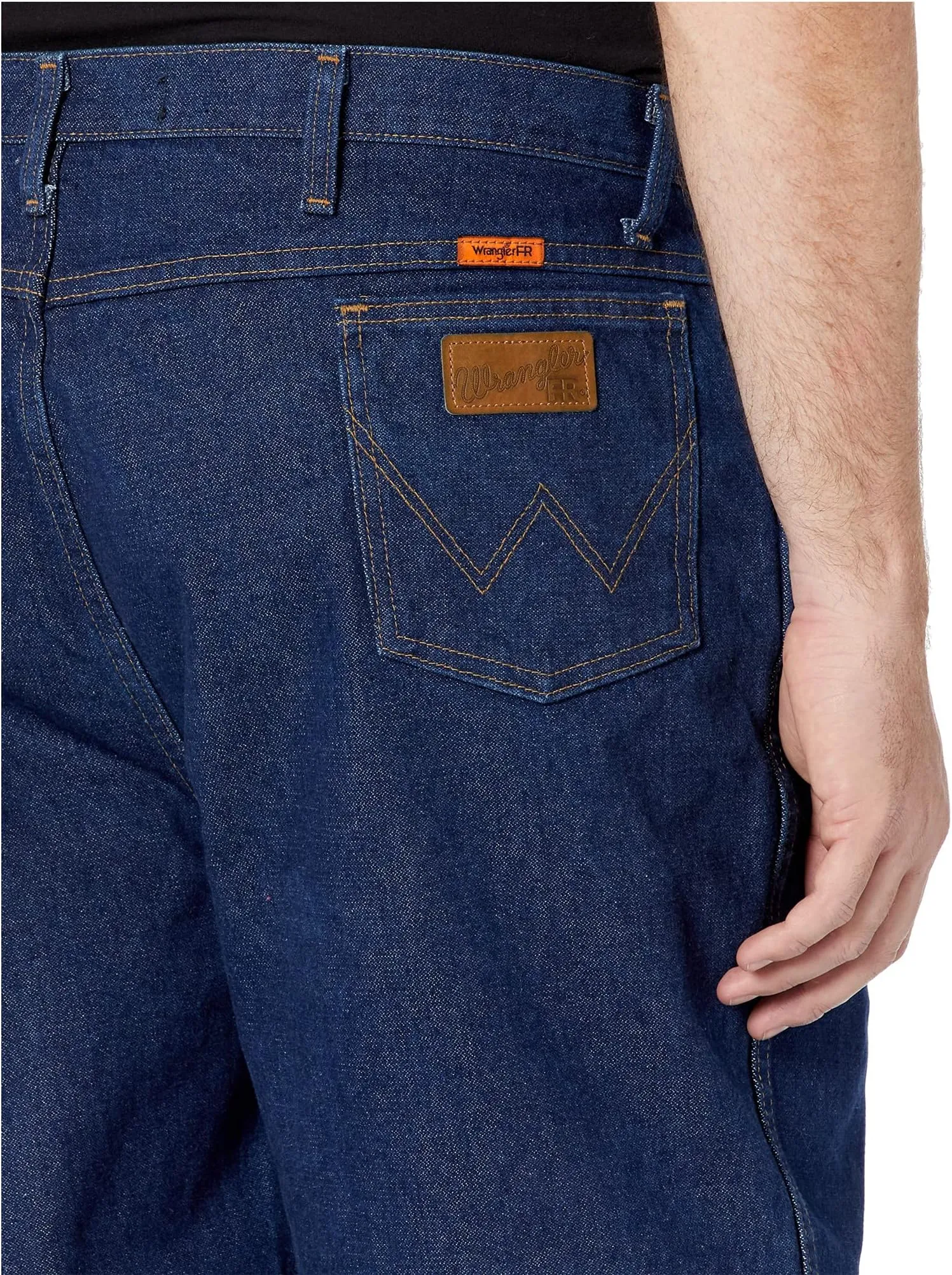 Big & Tall Flame Resistant Premium Performance Slim Fit Wrangler Jeans, Dark Denim