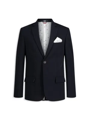 Boy's Alexander One Button Blazer Tommy Hilfiger, Black