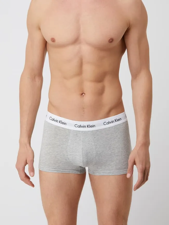 Briefs Pack of 3 - Calvin Klein Underwear Short Legs, Light Gray