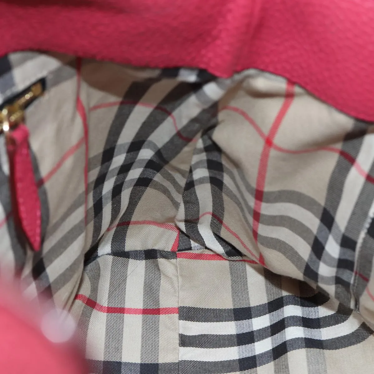 BURBERRY Hand Bag Leather Pink  ep4719