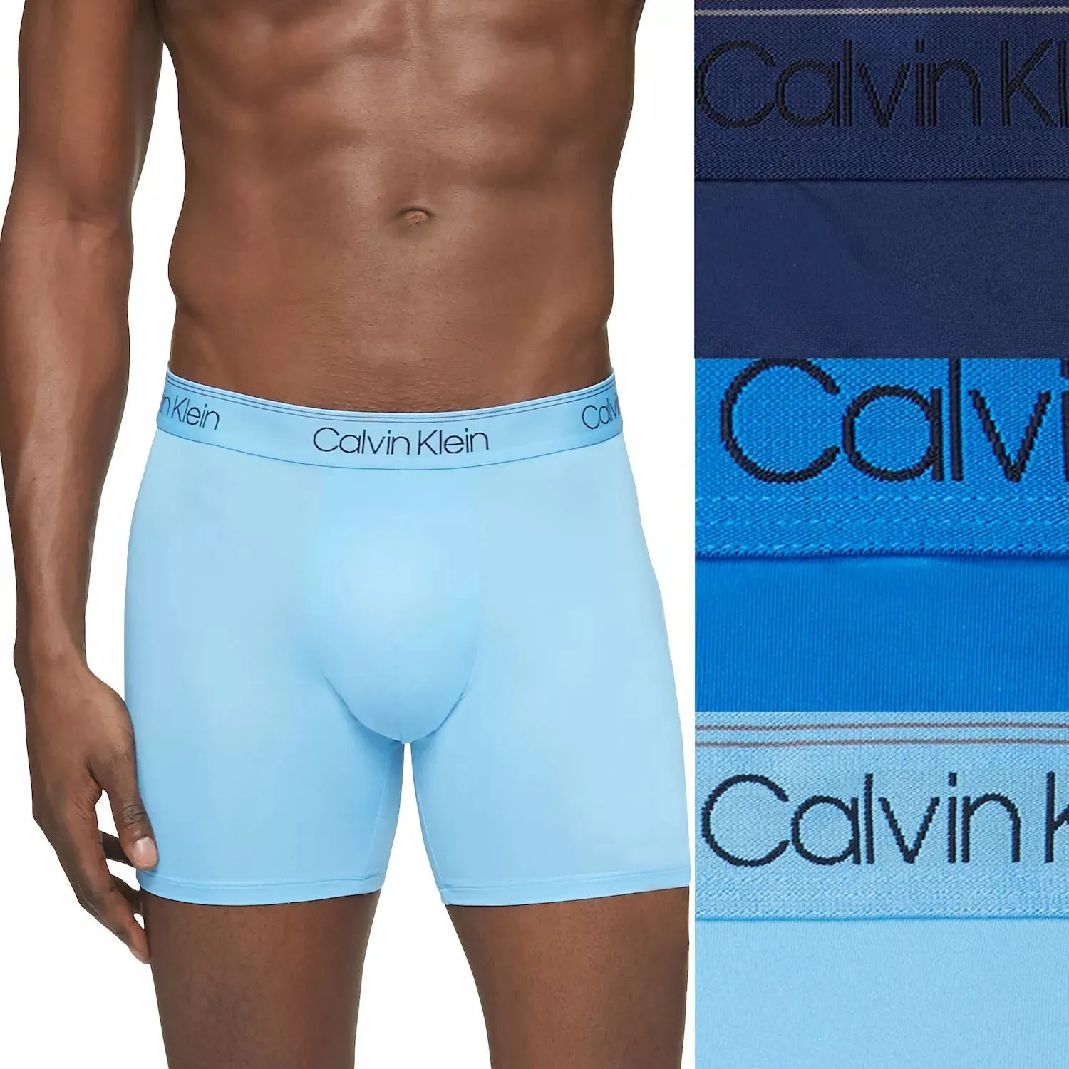 Calvin Klein Men's Microfiber Boxer Briefs (3 Pairs)