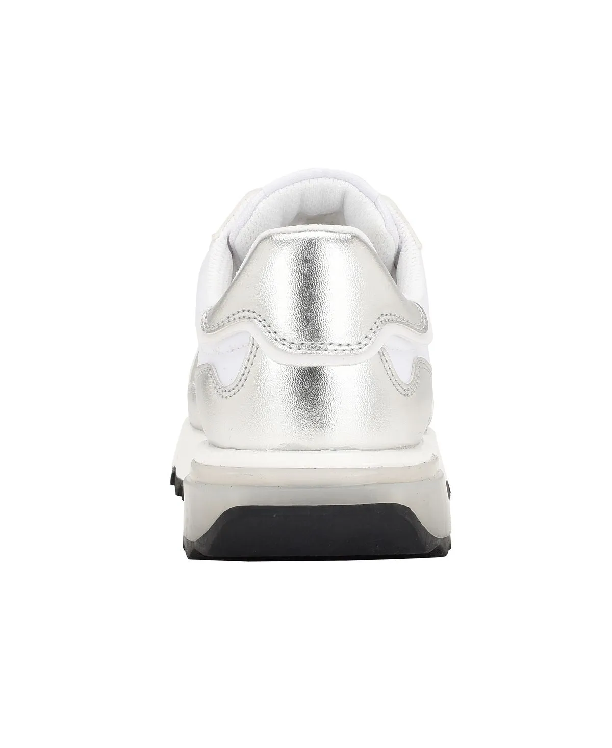 Calvin Klein Women's Magalee Logo Lace-up Casual Sneakers Silver