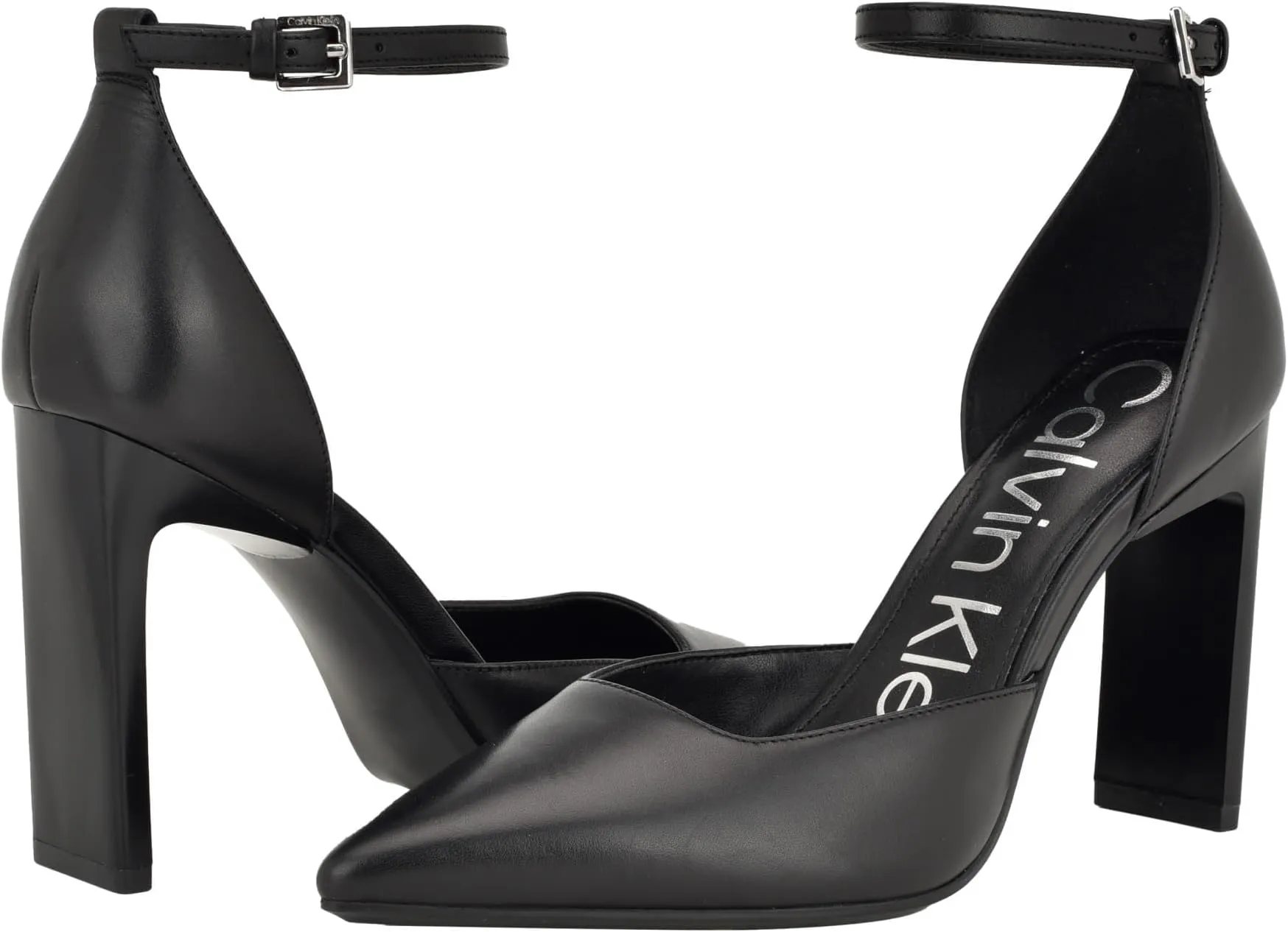 Carcie Calvin Klein shoes, black leather