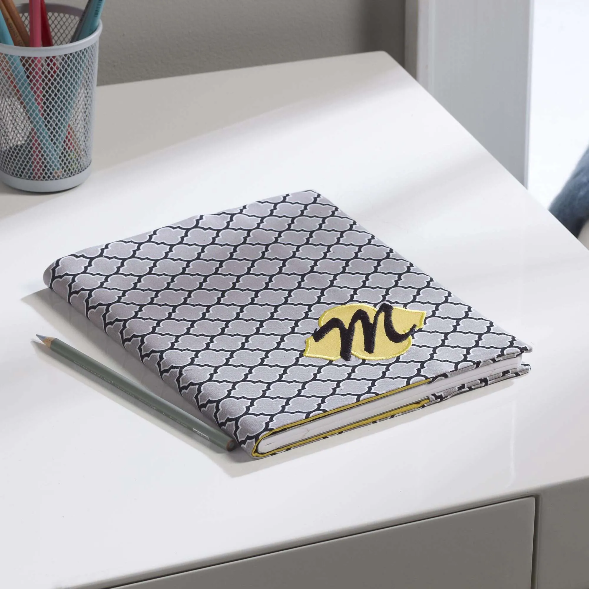 Coats & Clark Sewing Monogrammed Notebook Cover