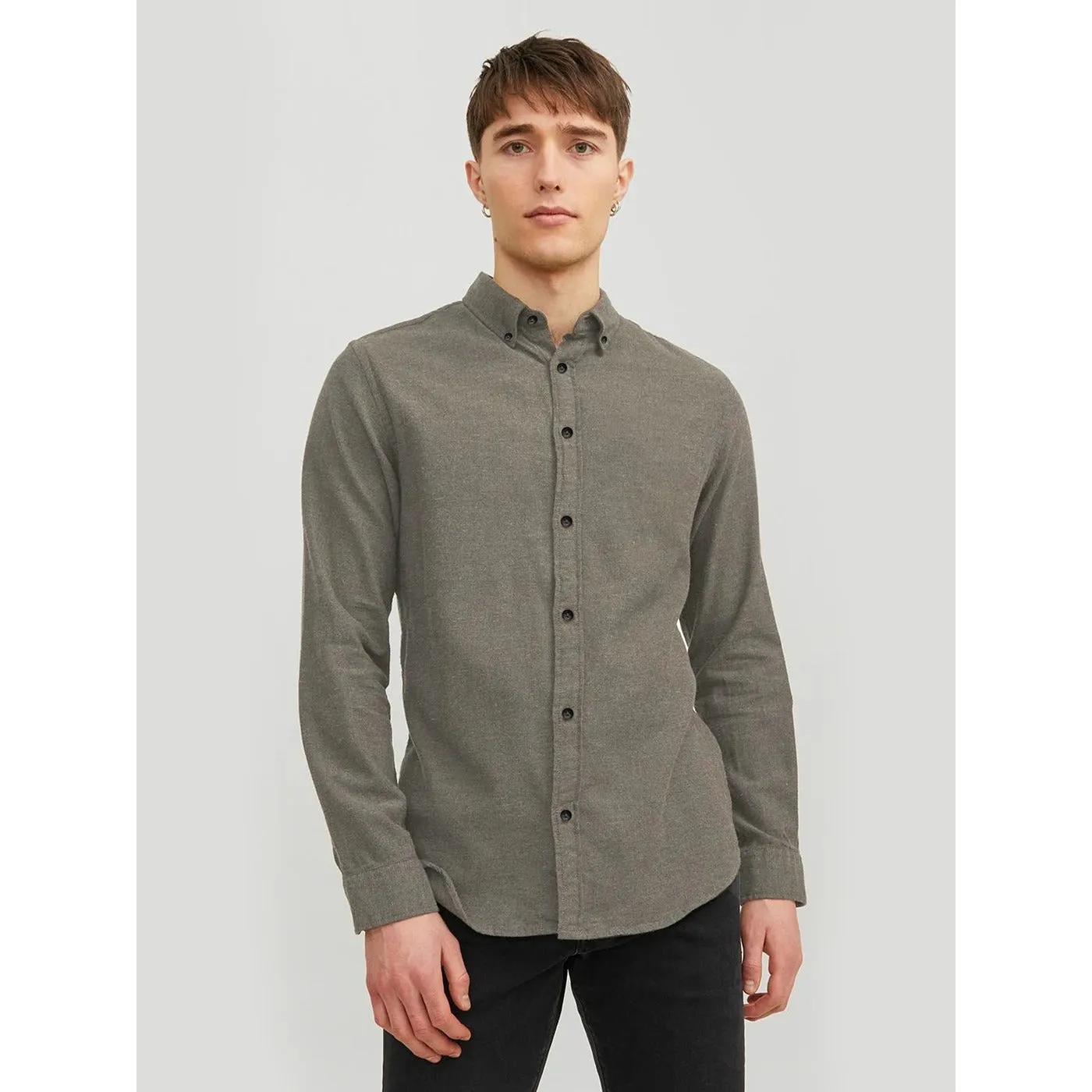 Dark Sand Button Down Shirt