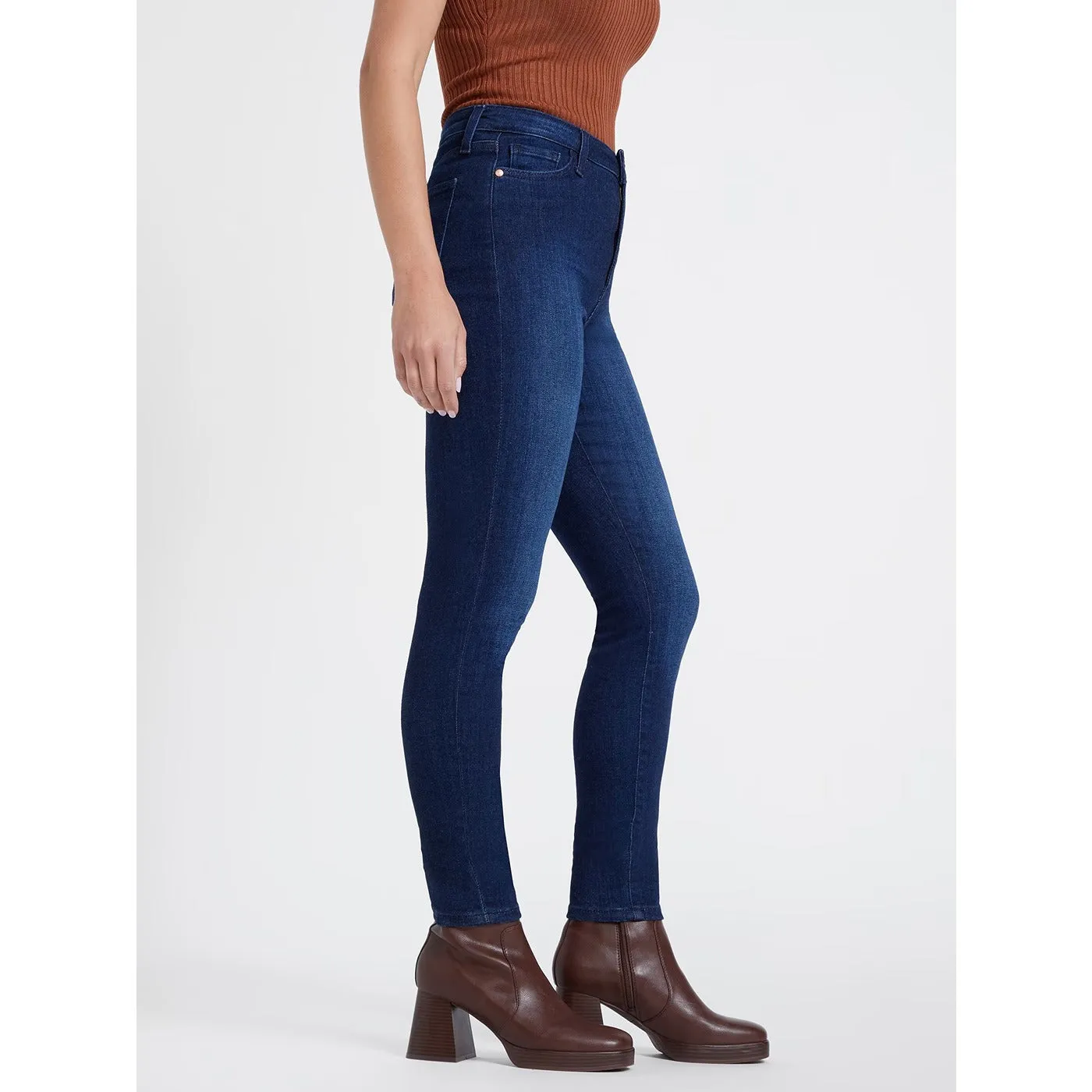 Dark Wash High Rise Skinny Jeans