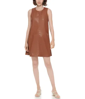 Dress Calvin Klein, Short A-Line PU Dress