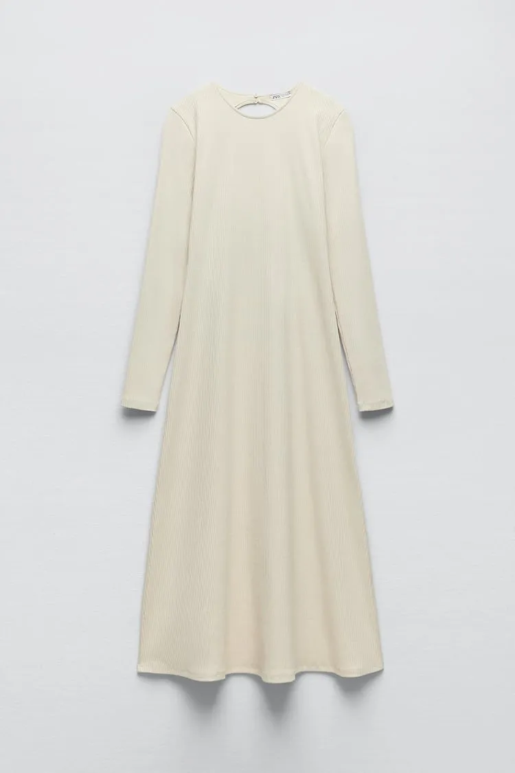 DRESS WITH BACK VENT