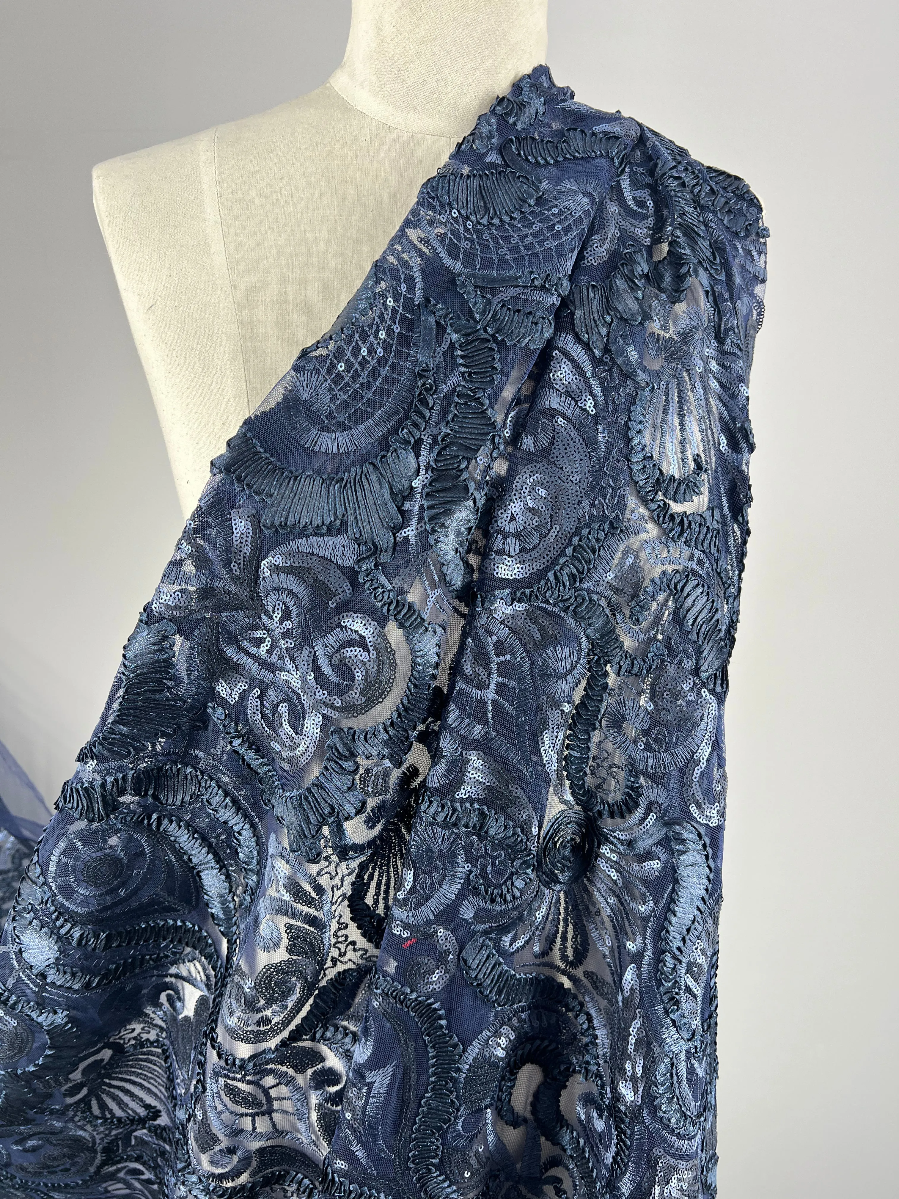 Evening Lace - Night Shade - 150cm