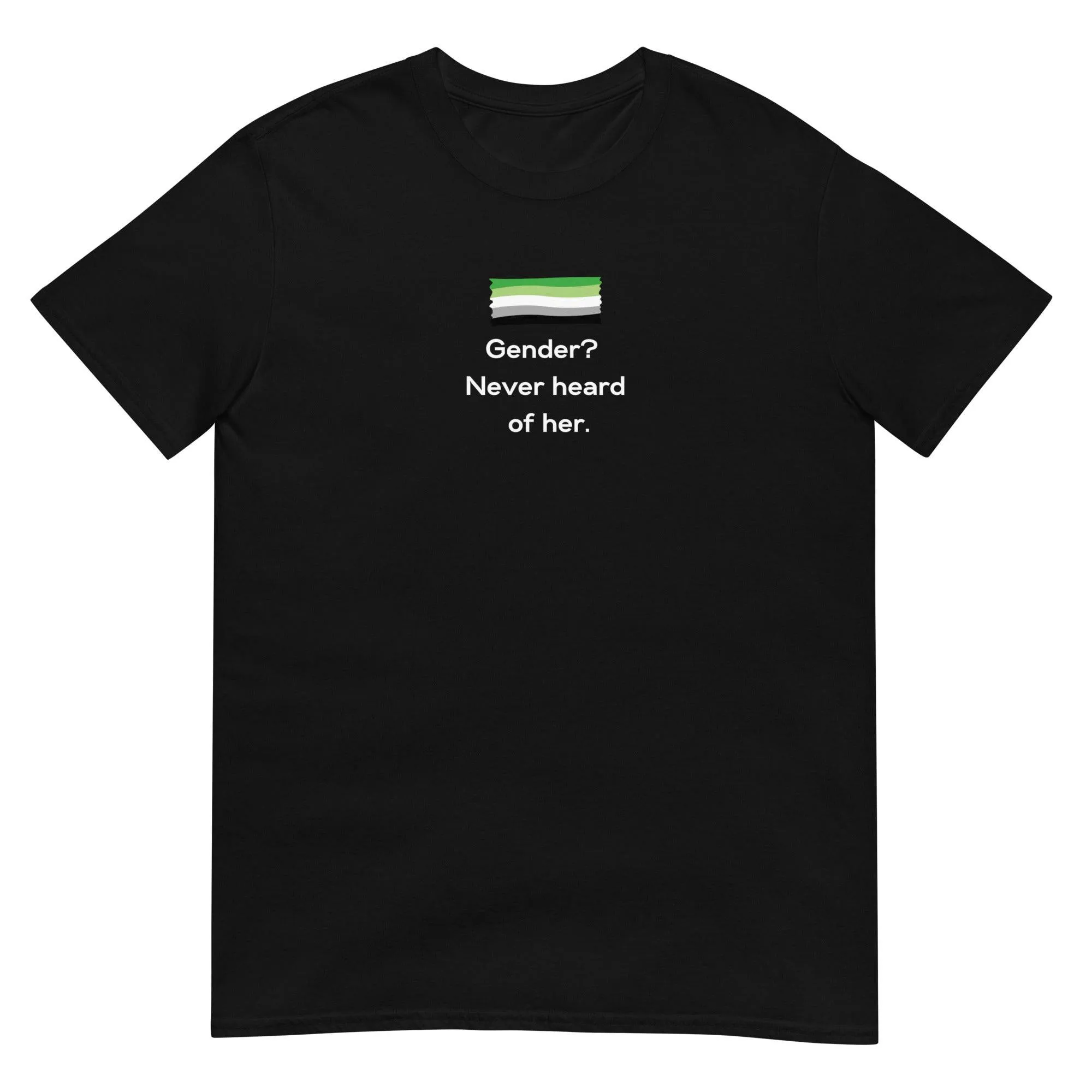 Gender Never Heard of Her Agender Pride Shirt