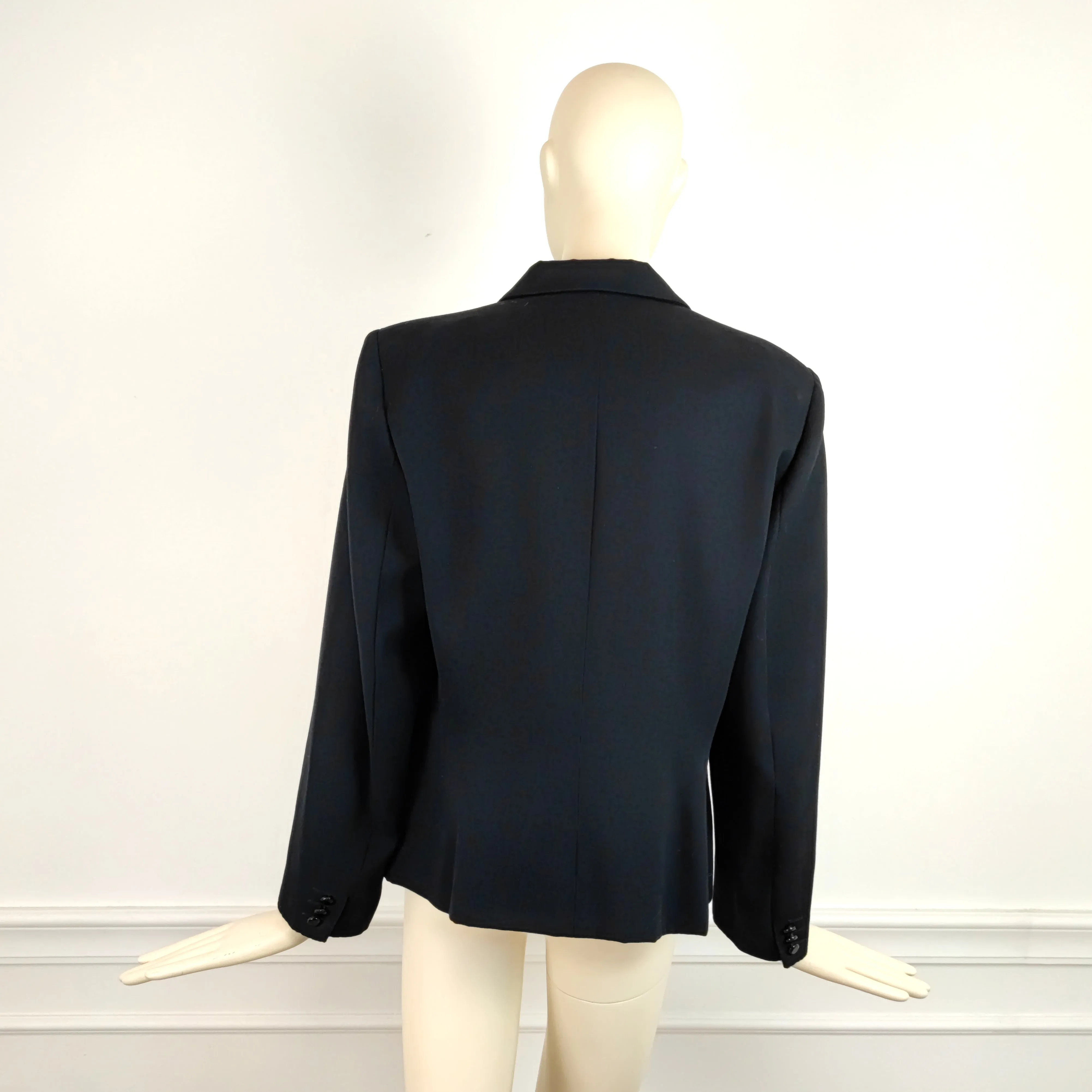 Giacca MaxMara nera doppiopetto