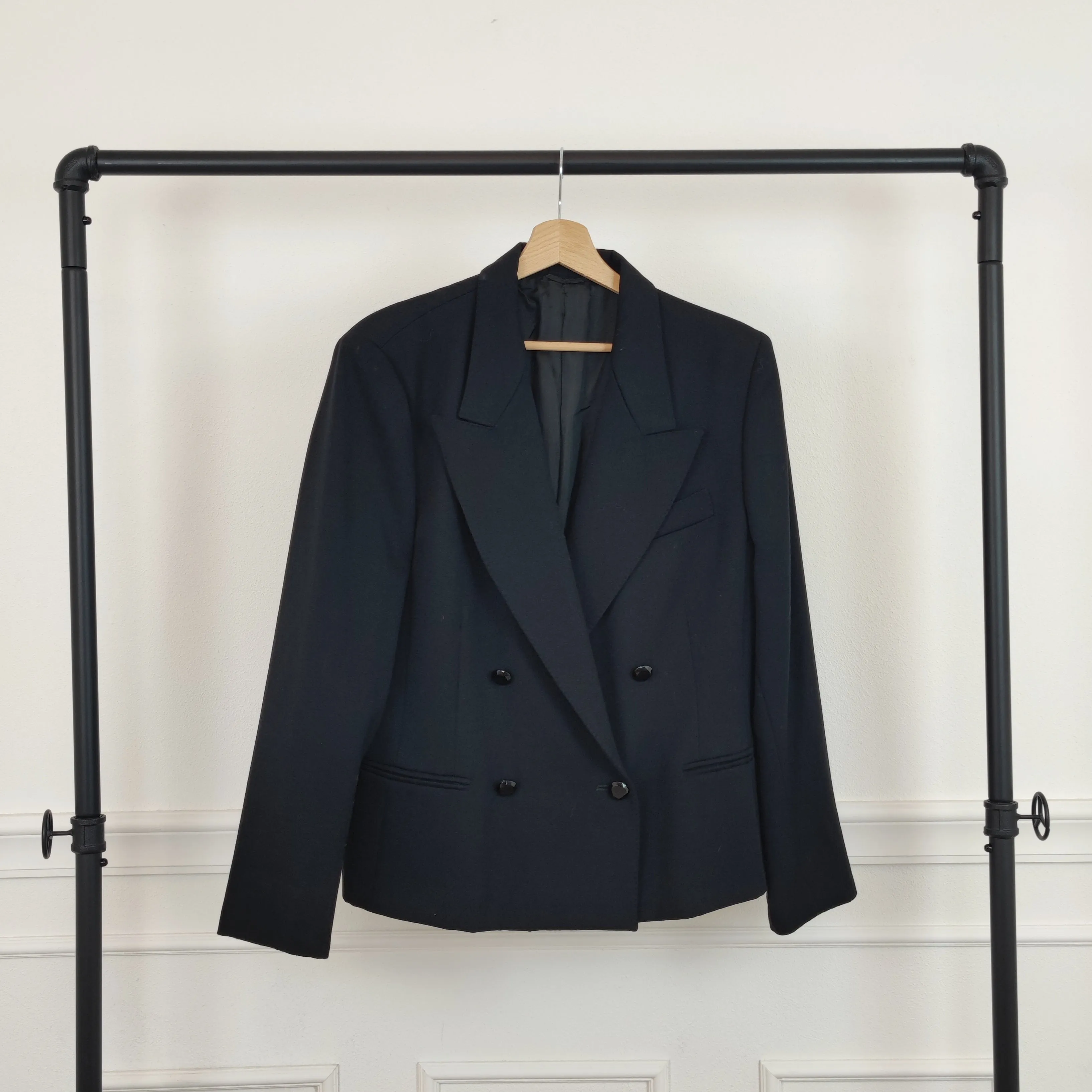 Giacca MaxMara nera doppiopetto
