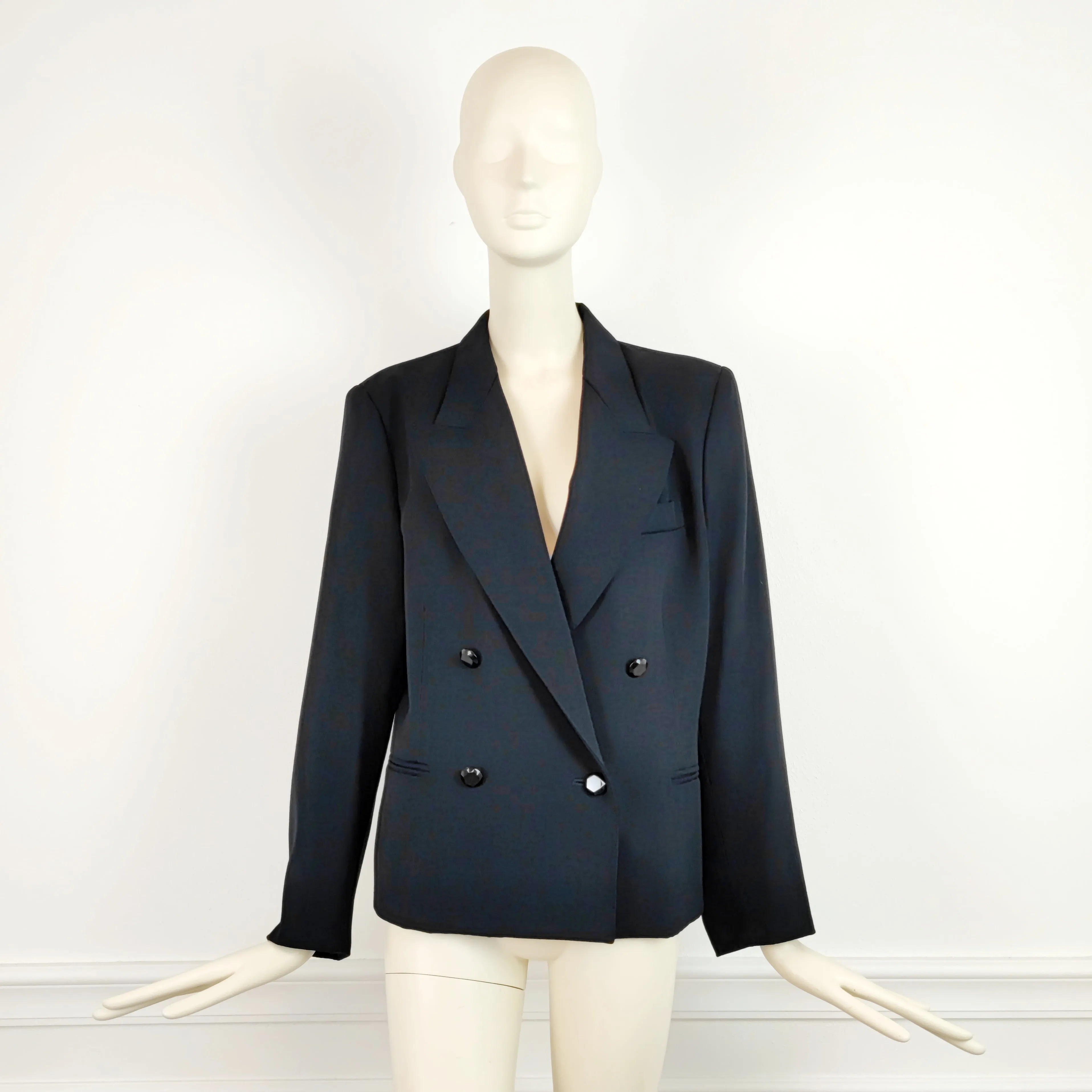 Giacca MaxMara nera doppiopetto