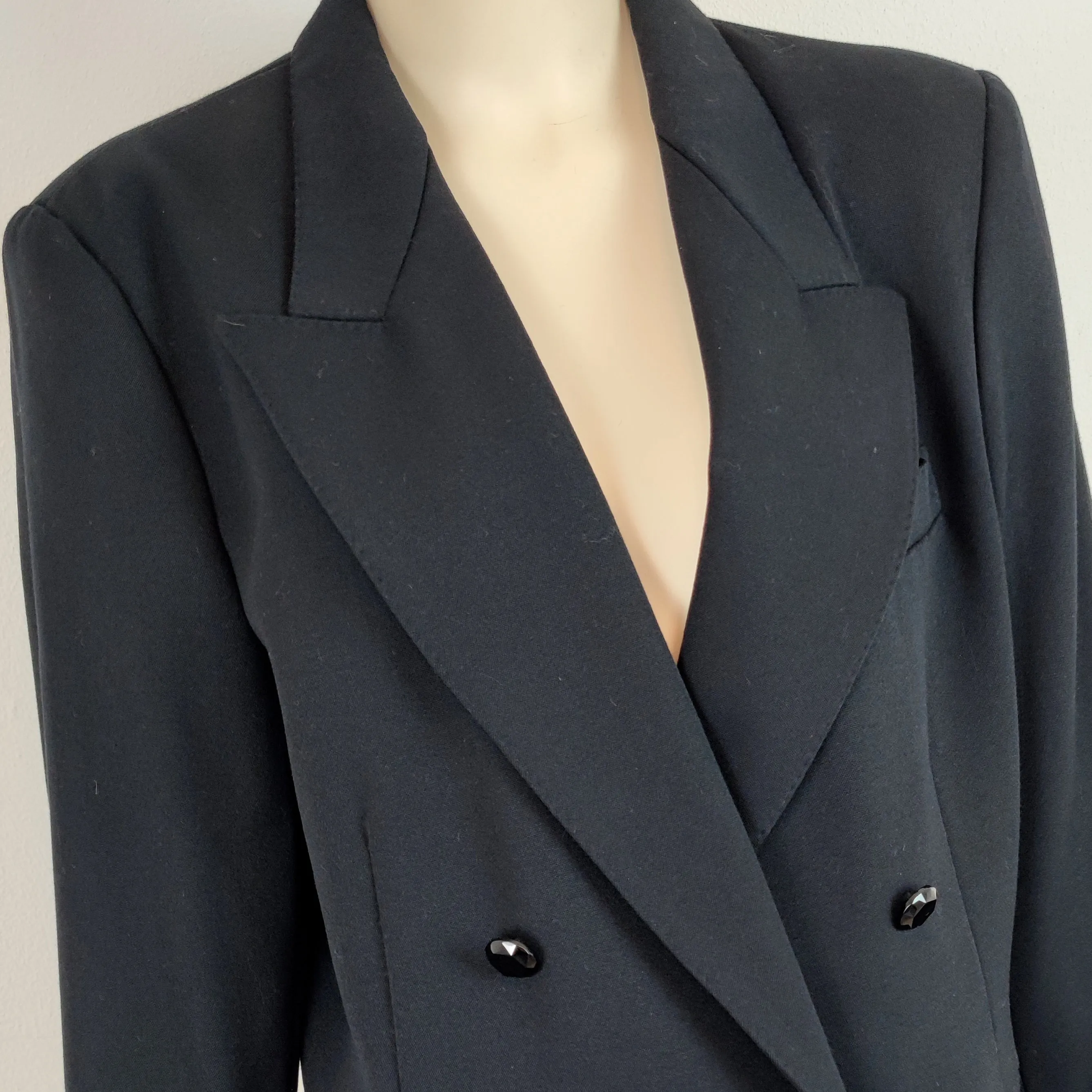 Giacca MaxMara nera doppiopetto