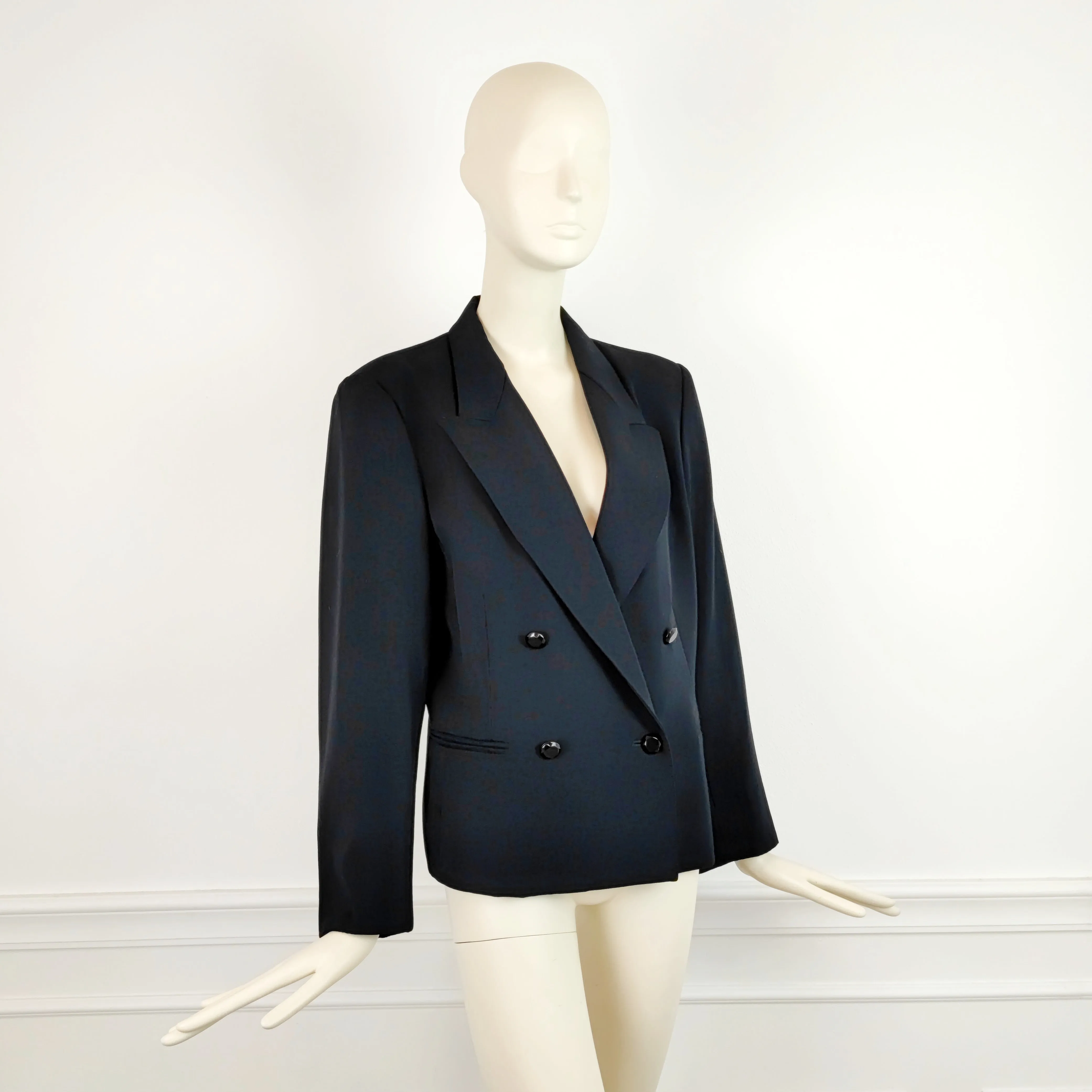 Giacca MaxMara nera doppiopetto