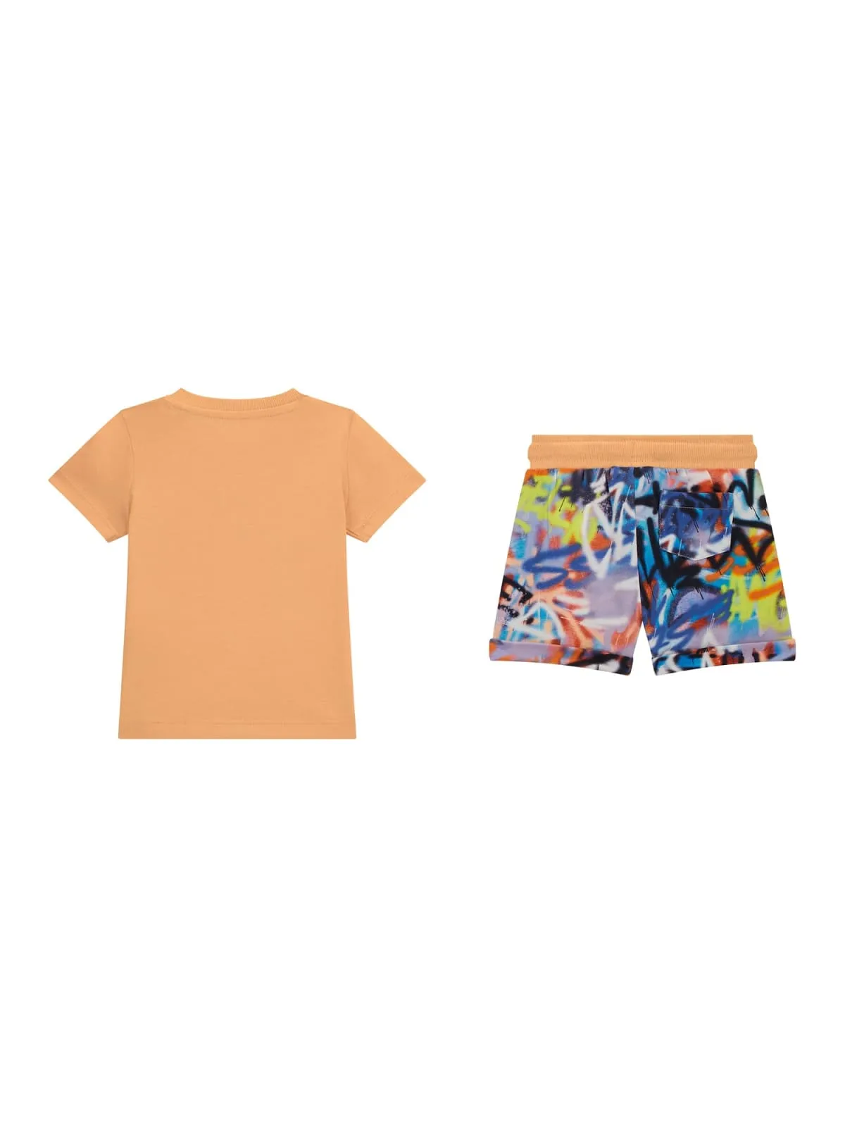 Guess Completo Arancione Da Neonato