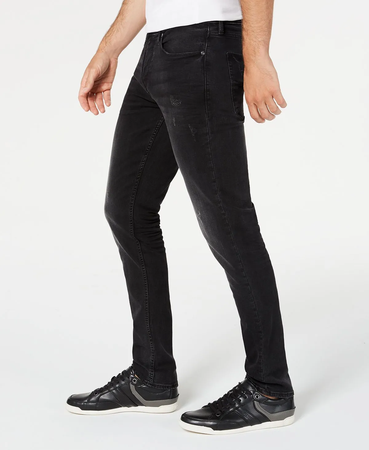 GUESS Men's Distressed Skinny Jeans