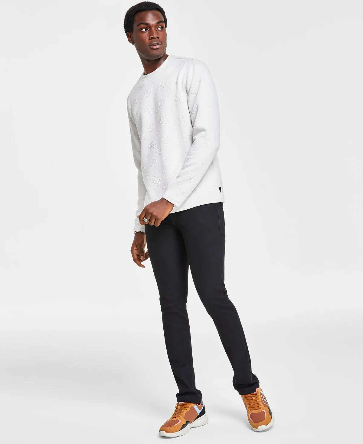 GUESS Men's Eco-friendly Skinny Tapered Jeans
