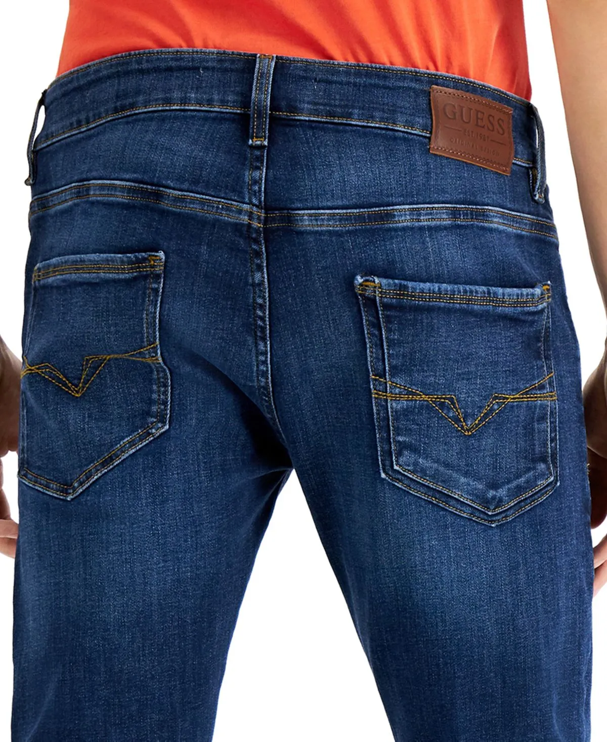 GUESS Men's Skinny Jeans, Multi