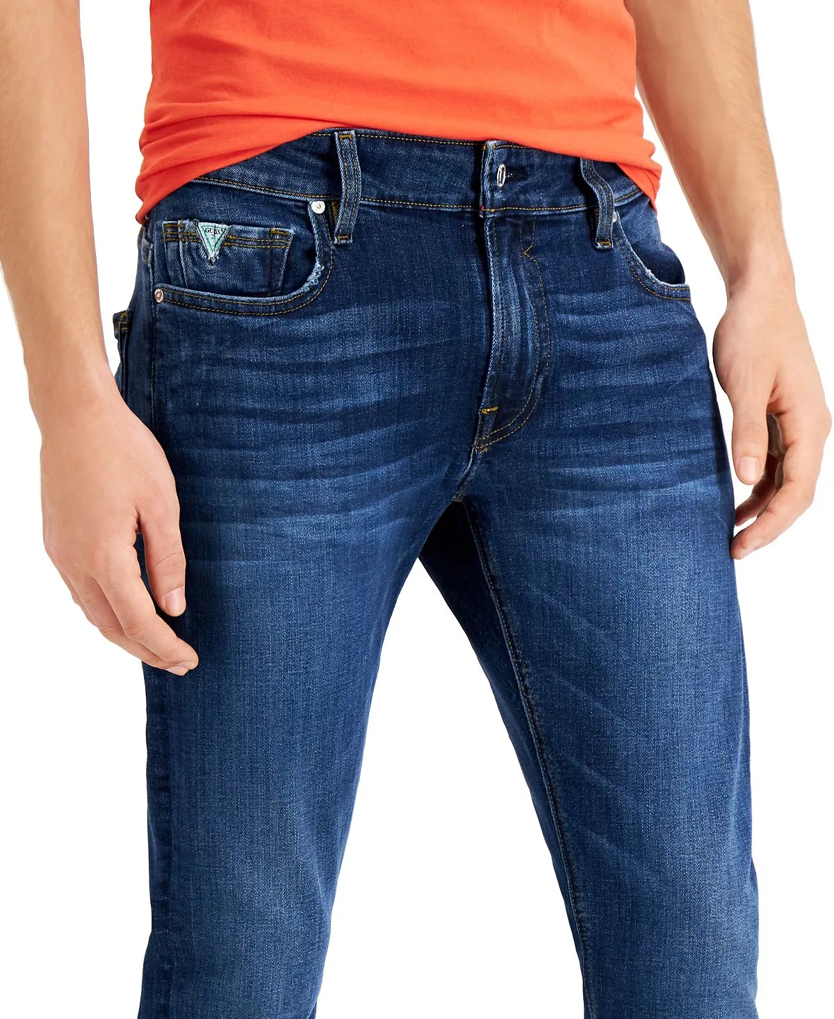 GUESS Men's Skinny Jeans, Multi