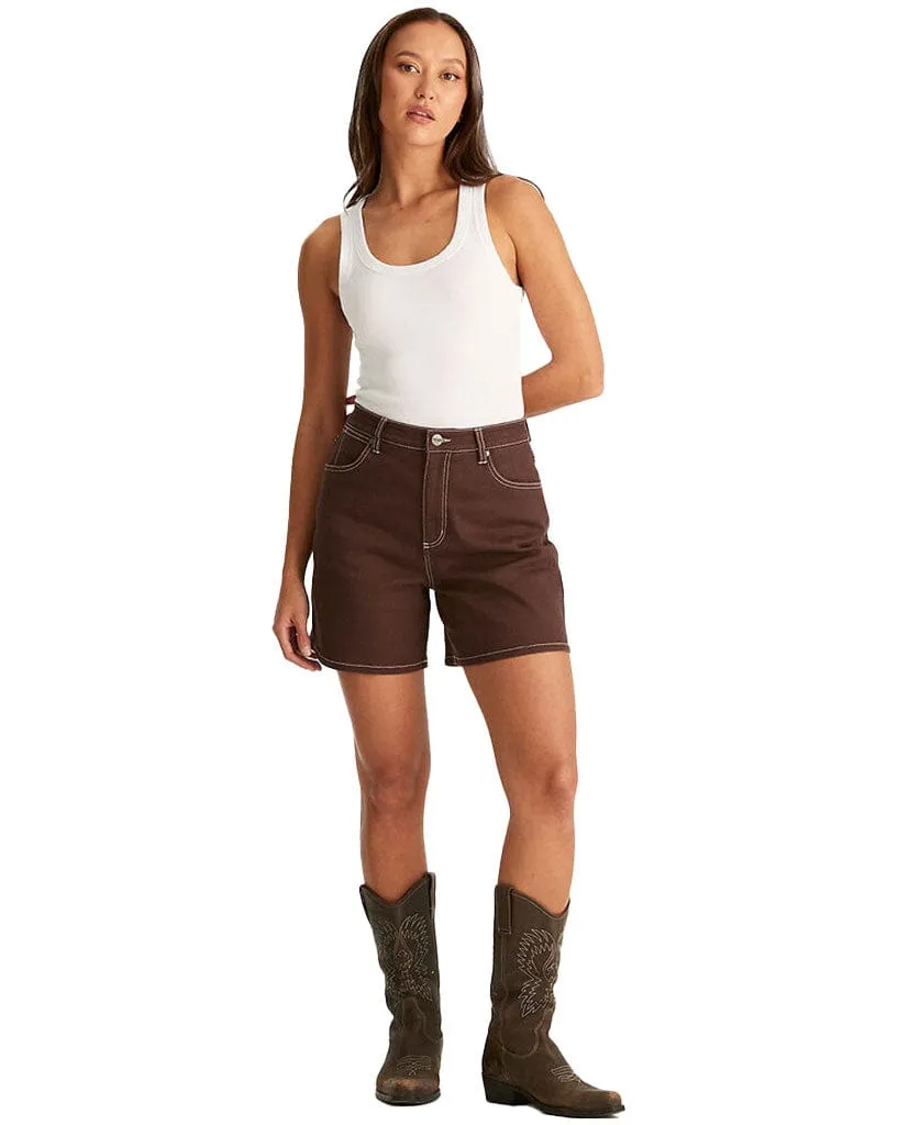 Hi A-Line Short - Chocolate