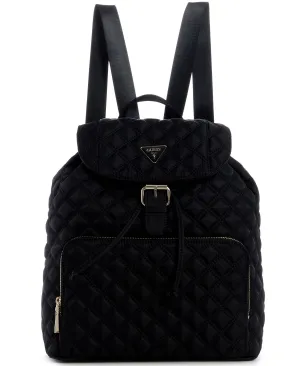 Jaxi Large Quilted Backpack Exclusive to Macy's GUESS, Black