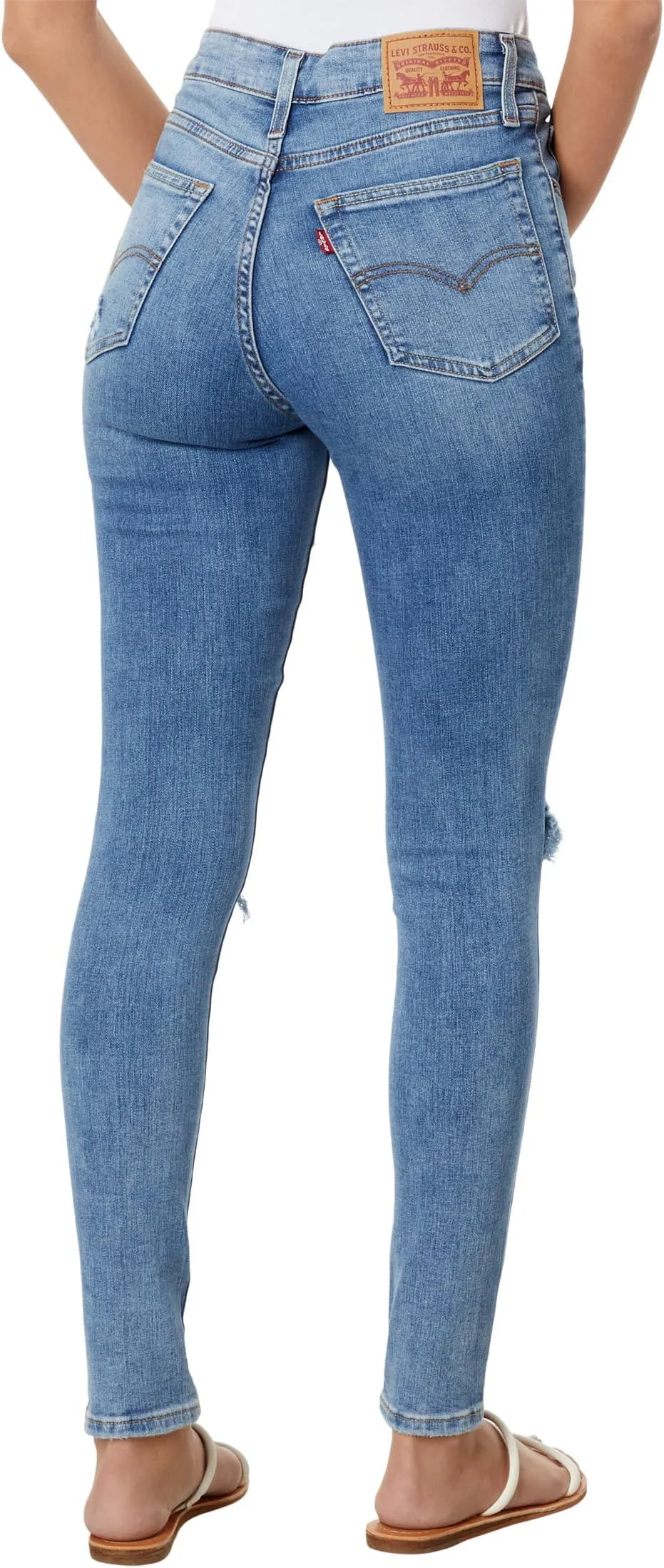Levi's 721 High Rise Skinny Jeans in High Beams