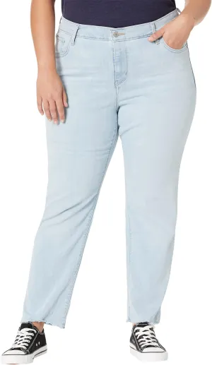 Levi's 724 High-Rise Straight Jeans in Slate Scan