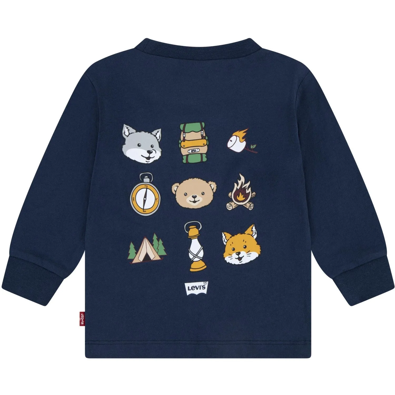 Levi's BLUE Hiking Icons Long Sleeve Tee