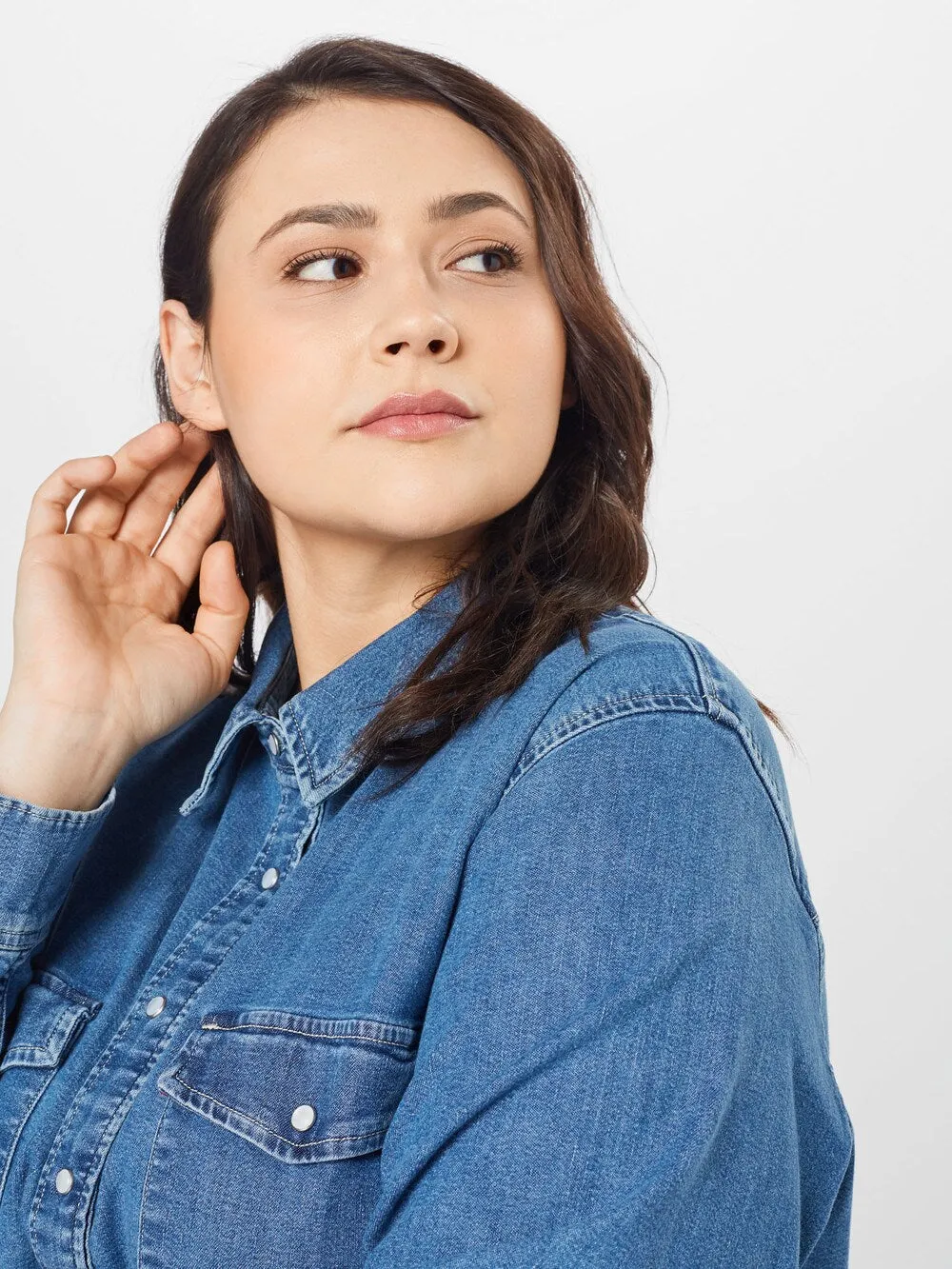 Levis Plus Western Blouse, blue