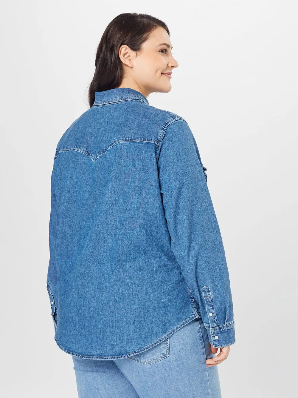 Levis Plus Western Blouse, blue