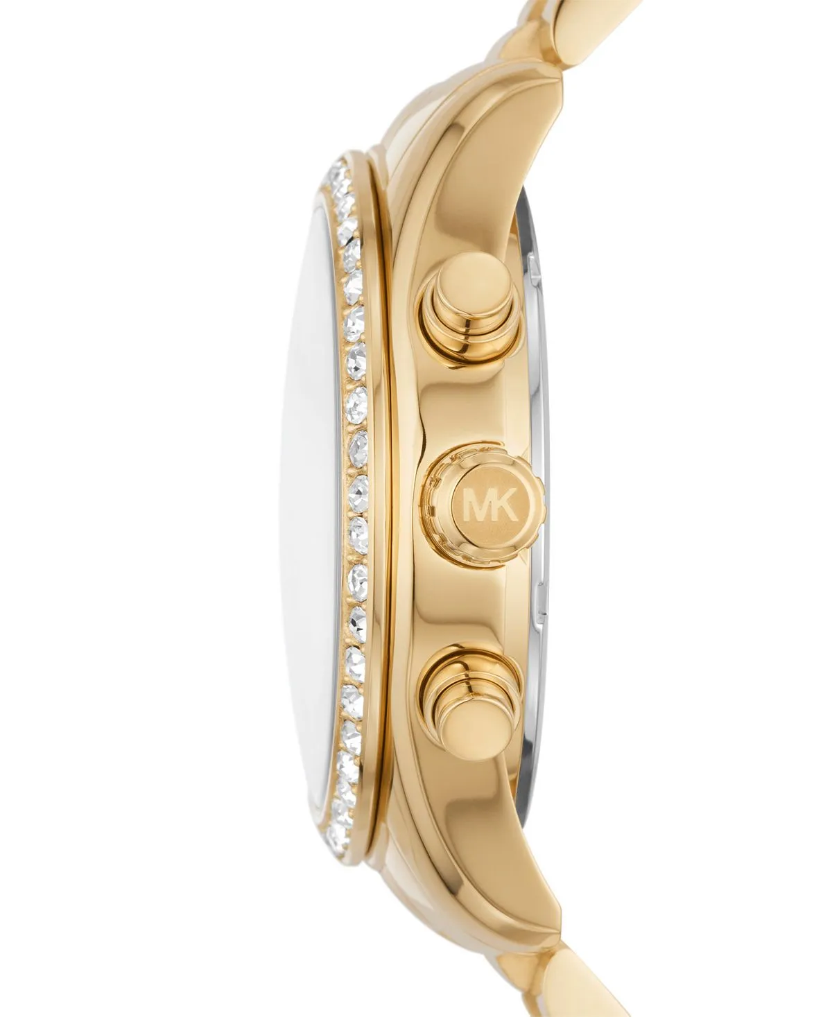Lexington Lux Women's Stainless Steel Chronograph Watch with Gold Bracelet 38 mm Michael Kors, gold