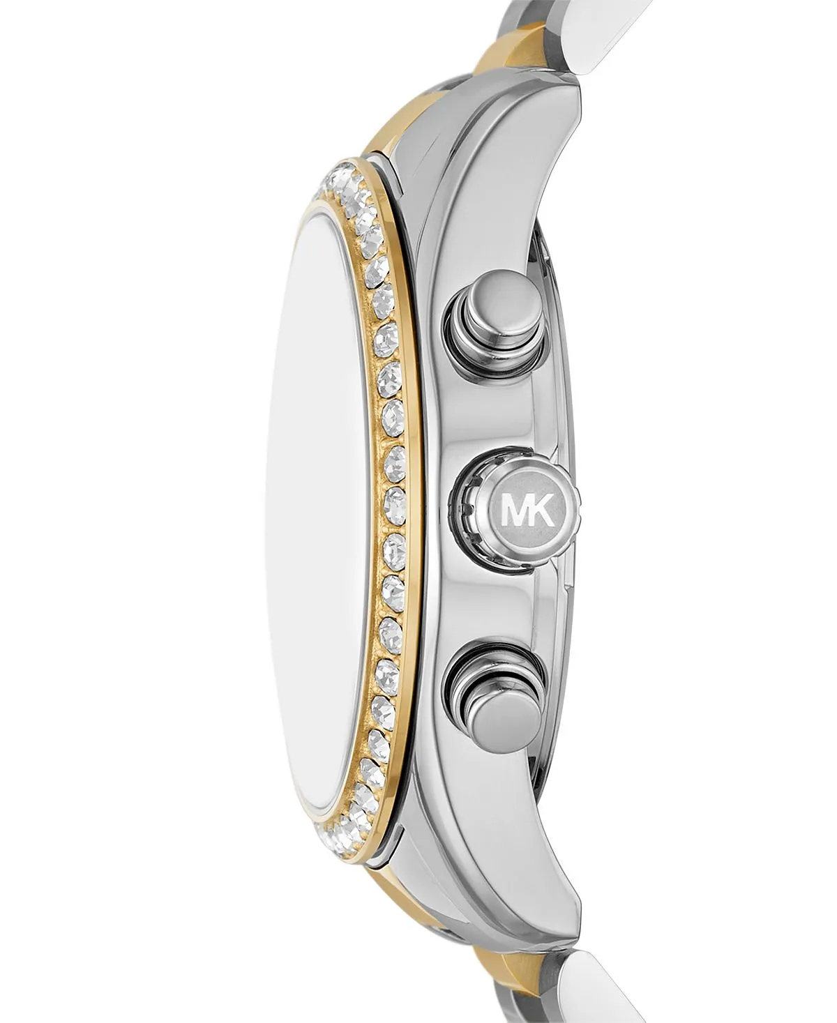 Lexington Women's Chronograph Watch with Two Tone Stainless Steel Bracelet 38mm Michael Kors
