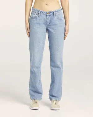 Low Rise Claudia Straight - Blue Mary Jane