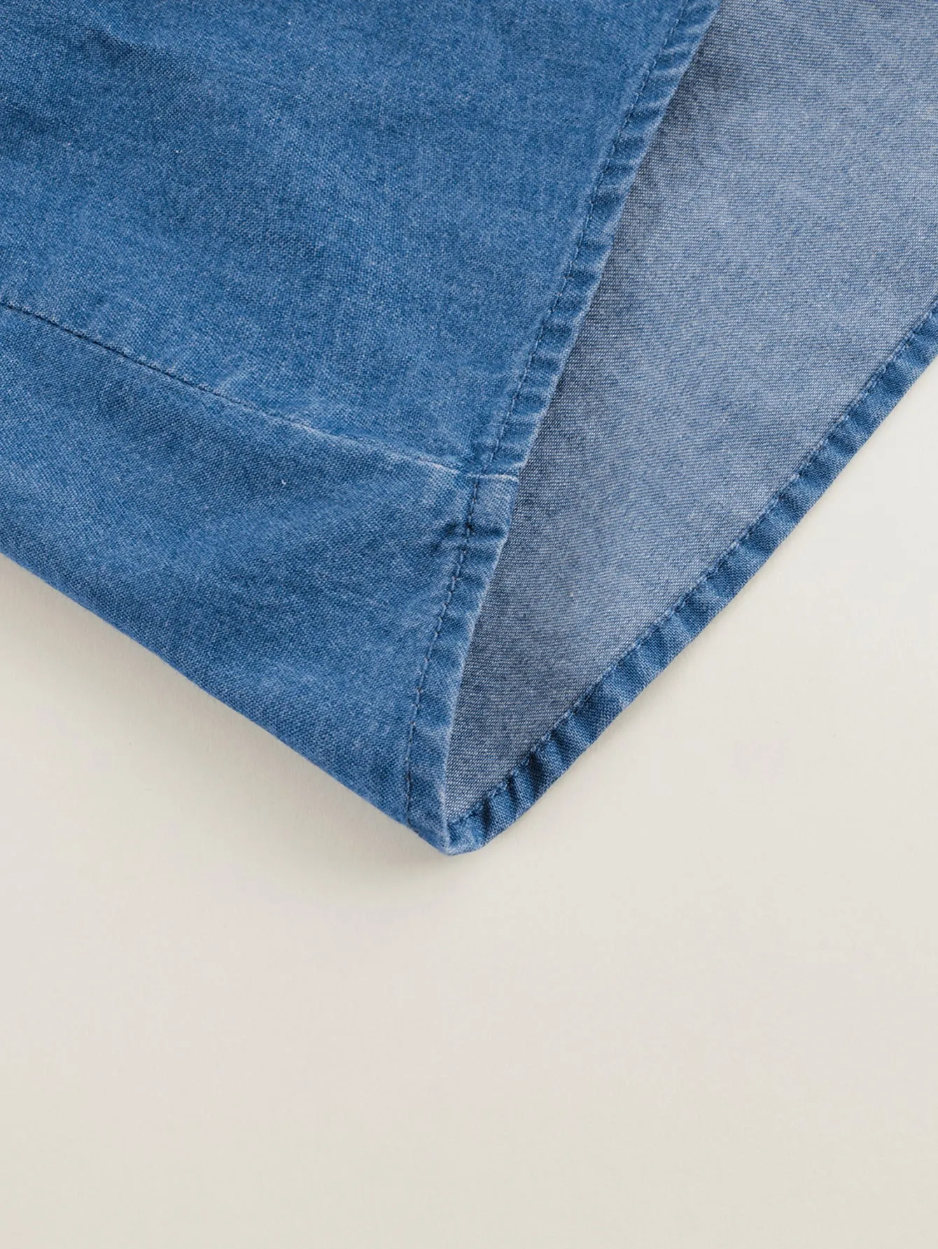 MARC & JANIE Girls Lace Denim Shirts 240131