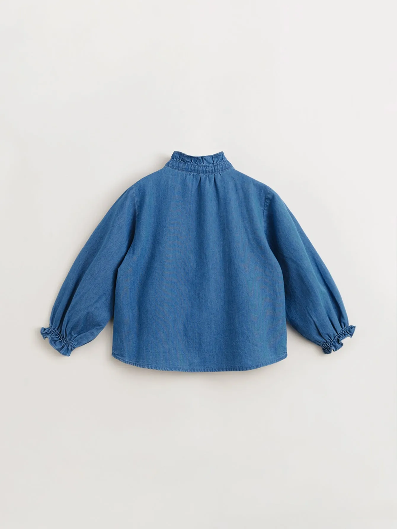MARC & JANIE Girls Lace Denim Shirts 240131