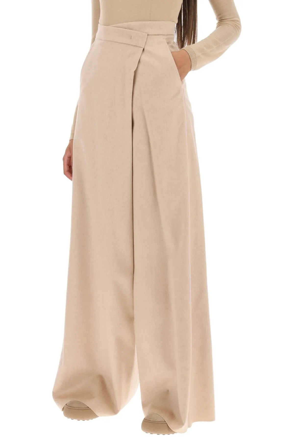 Max Mara 'fantino' Zibeline Camel Pants