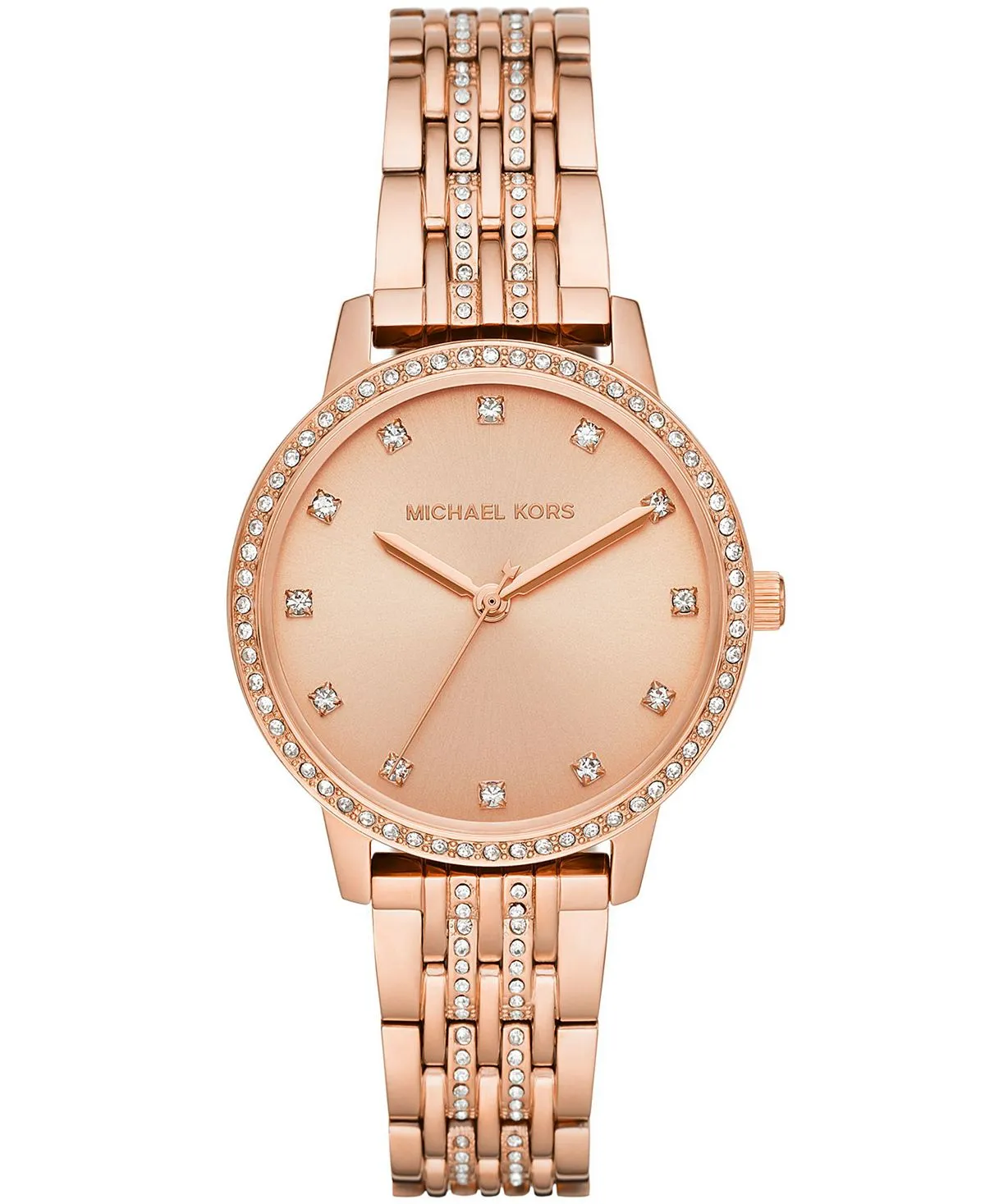 Melissa Women's Rose Gold Stainless Steel Bracelet Watch 35 mm Michael Kors, gold