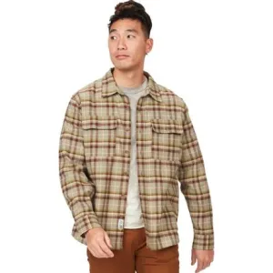 Men's Doran mid-weight flannel shirt Marmot, Vetiver color