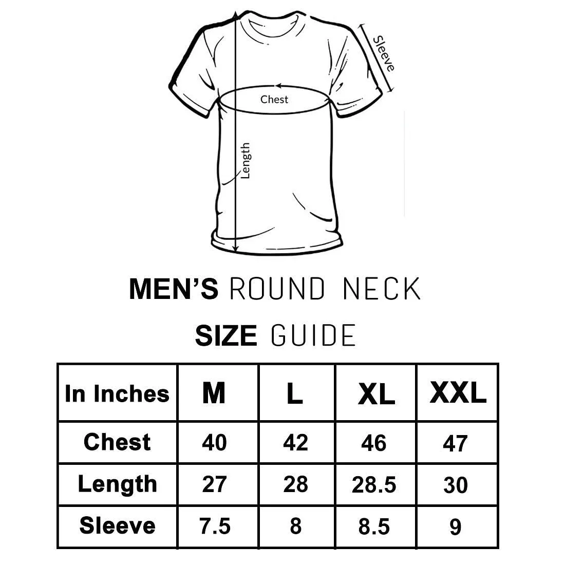 Nutcase Designer Round Neck Men's T-Shirt Wrinkle-Free Poly Cotton Tees - Serial Chiller