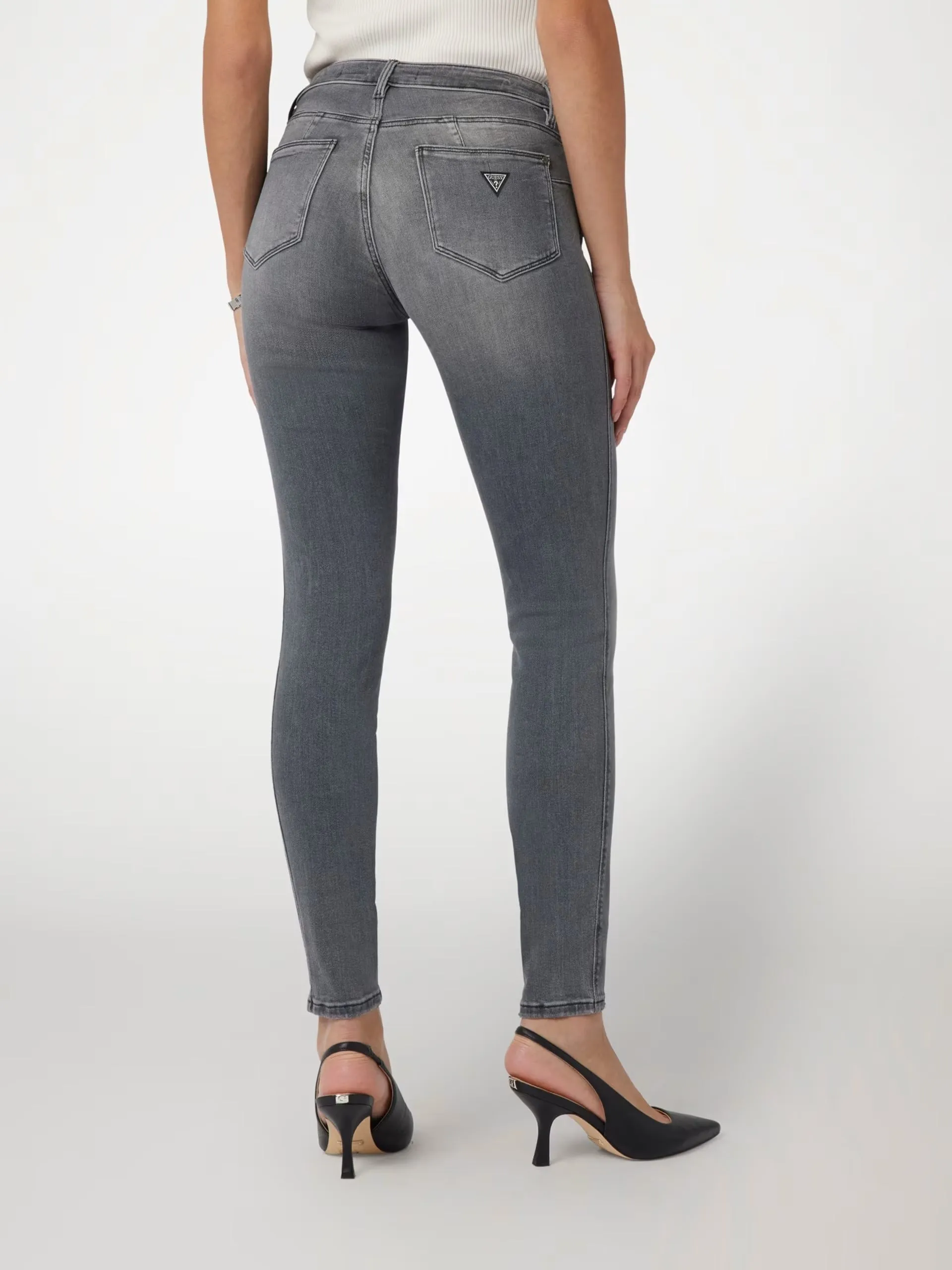Pantalone Jeans GUESS da Donna - grigio W2YAJ2D4PZ2CGR2 GRIGIOMEDIO