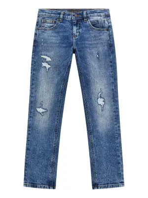 Pantalone Jeans GUESS da Ragazzo - blu L4YA08RPRP BLUDENIM