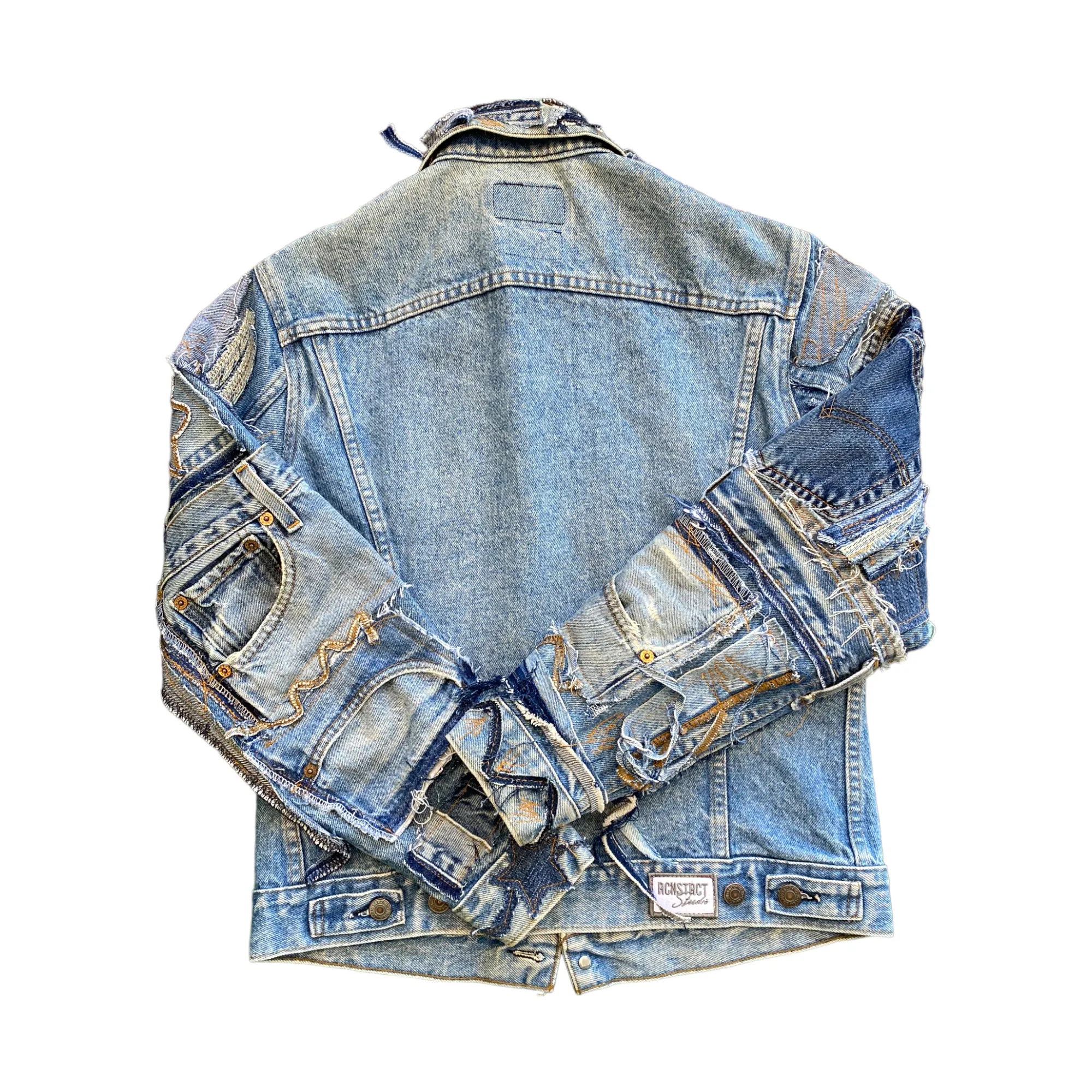 Patchwork Detail Denim Jacket