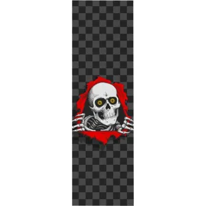 Powell Peralta 10" x 33" Ripper Checker Black Skateboard Grip Tape