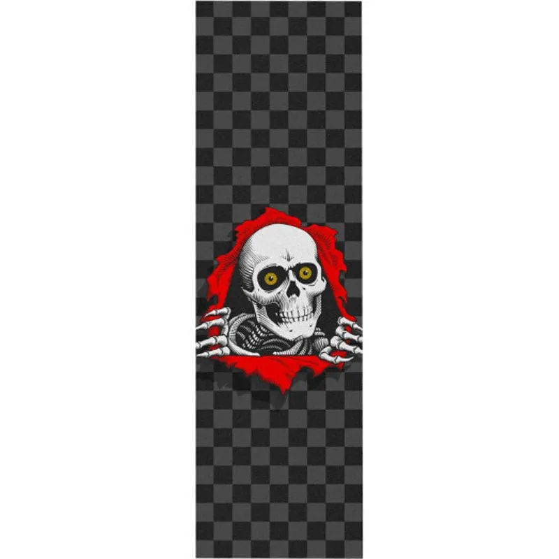 Powell Peralta 10" x 33" Ripper Checker Black Skateboard Grip Tape