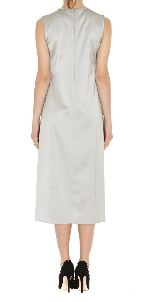 'S Max Mara Front Pleat Sleeveless Dress