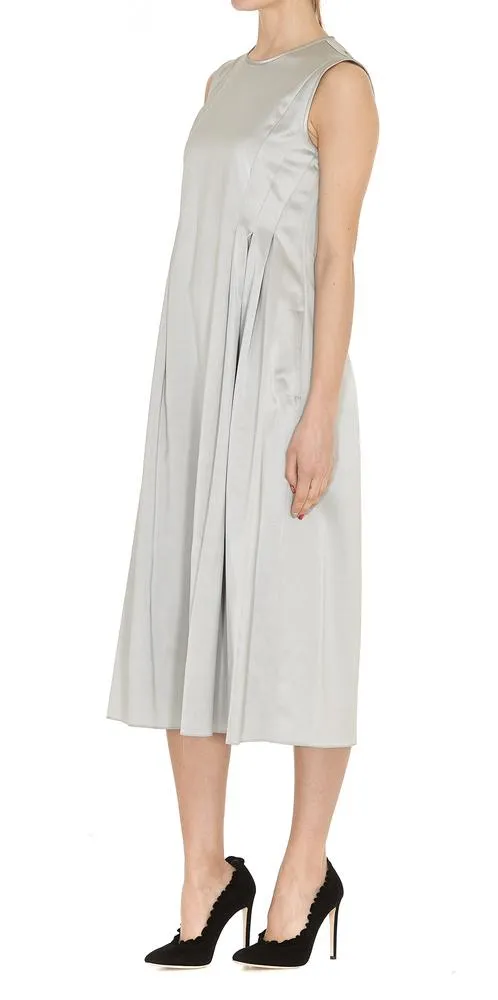 'S Max Mara Front Pleat Sleeveless Dress